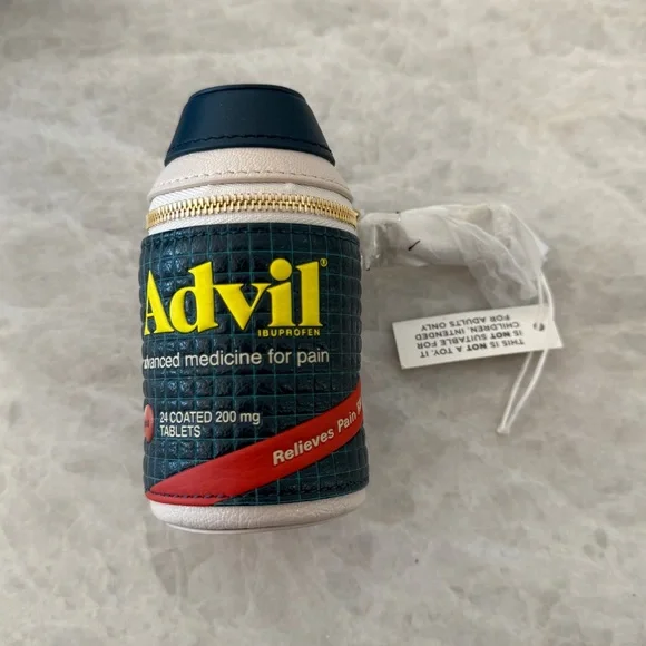 Anya Hindmarch Brands Ad Vil Coin Purse Bag Charm Keychain - Picture 3 of 10